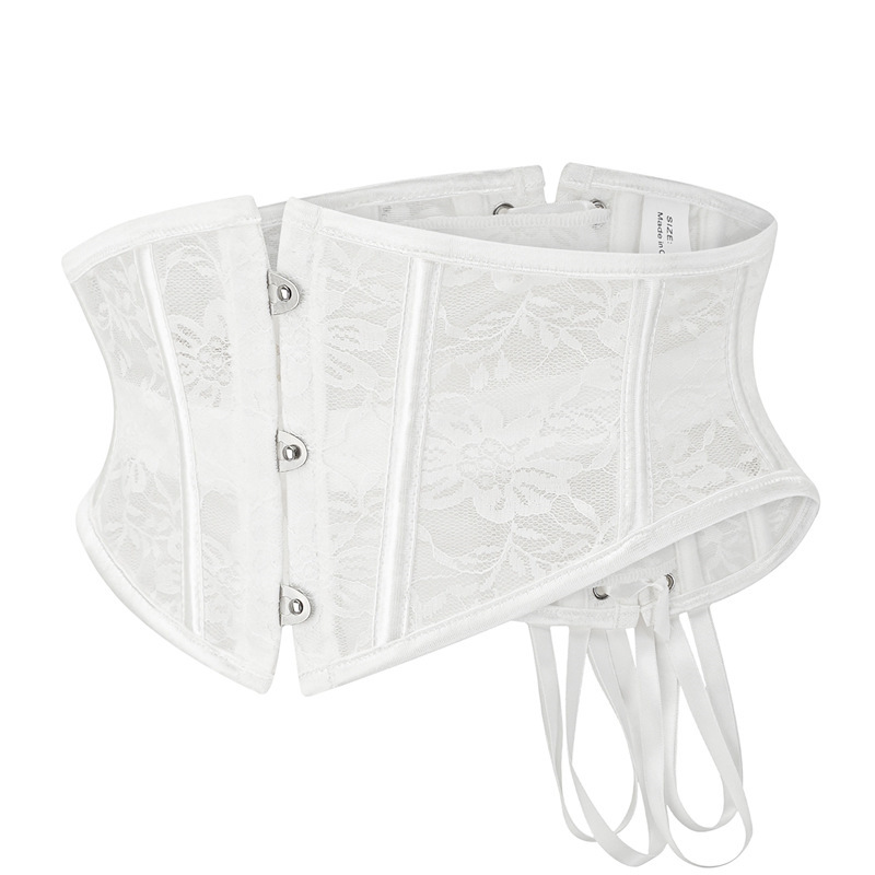 Victorian Style Lace Underbust Corset Belt Women Sexy Gothic Waist Cincher